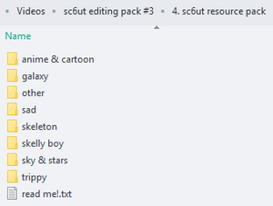 Resource Pack (sc6ut Editing Pack #3)